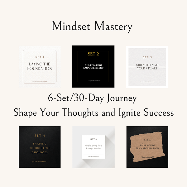 Mindset Mastery: 30 Days to Success